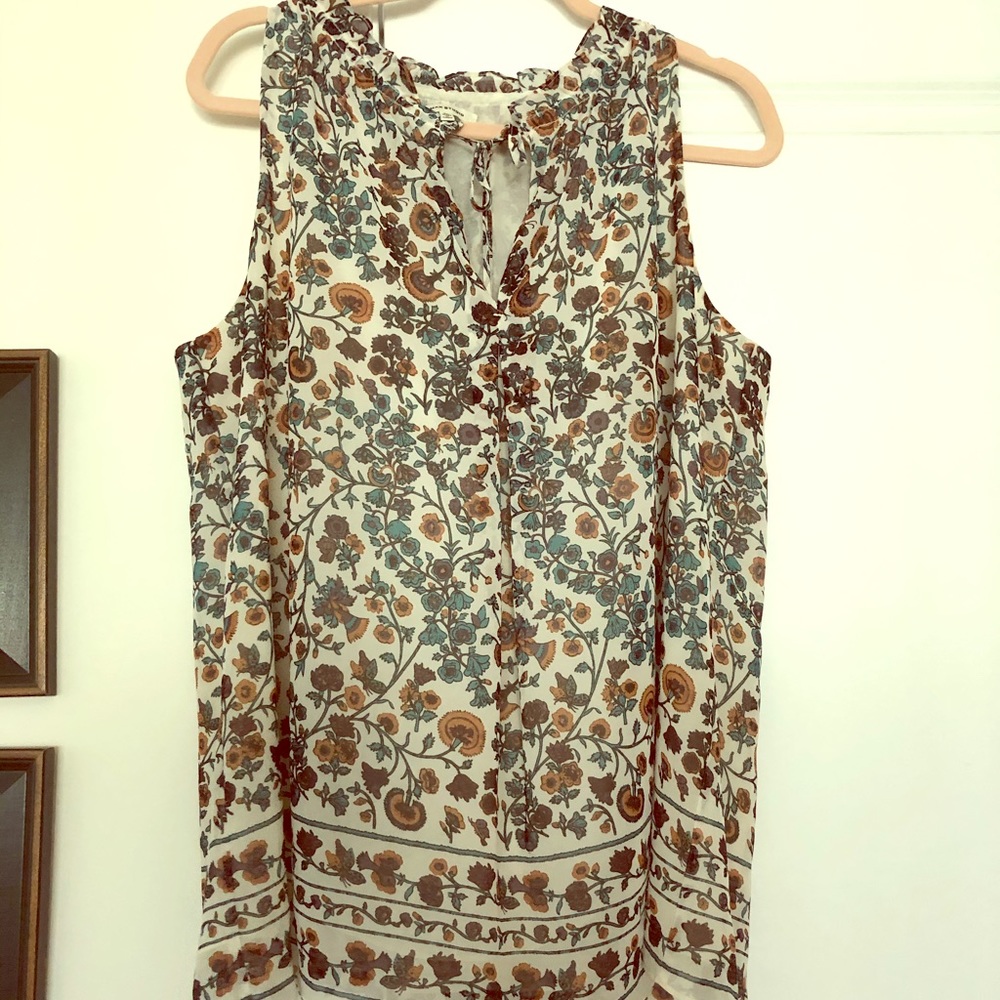 🌞2/$15 Max Studio EUC Lined Sleeveless Blouse XL